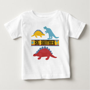 T-shirt Pour Bébé Dinosaur Big Brother