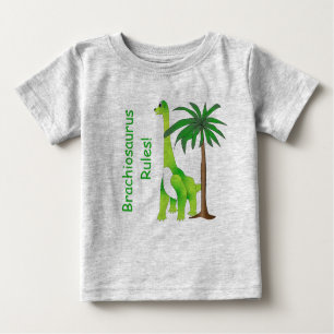T-shirt Pour Bébé Dinosaur Land Cute Dino