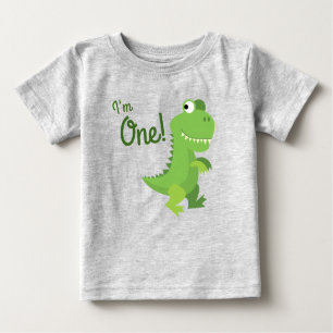 T-shirt Pour Bébé Dinosaur T-rex Enfants 1er anniversaire Dino Party