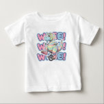 T-shirt Pour Bébé Dinosaur,Whee!!!<br><div class="desc">The little dinosaur has just learned to ride a single-wheel bike and is happily making the "WHEE" sound.</div>