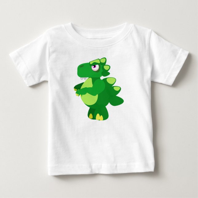 T-shirt Pour Bébé Dinosaure (Devant)