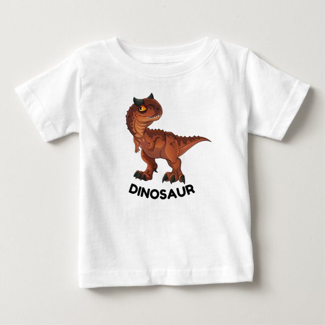 T-shirt Pour Bébé Dinosaure  (Devant)