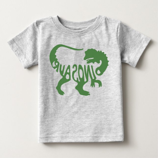 T-shirt Pour Bébé Dinosaure (Devant)