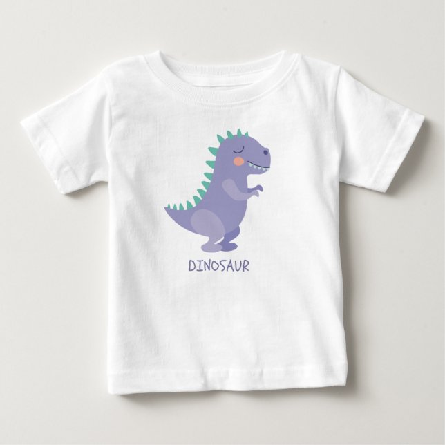 T-shirt Pour Bébé Dinosaure  (Devant)