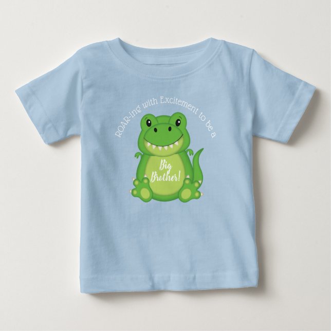 T-shirt Pour Bébé Dinosaure Baby shower T-Rex (Devant)