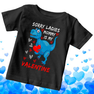 T-shirt Pour Bébé Dinosaure Bleu Désolé Mesdames Maman est ma Saint-