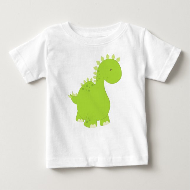 T-shirt Pour Bébé Dinosaure, Dinosaure bébé, Dino, Stegosaurus (Devant)