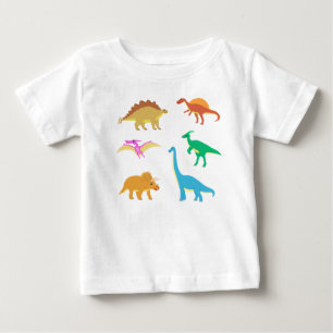 T-shirt Pour Bébé Dinosaure heureux pour tout-petit