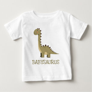 T-shirt Pour Bébé Dinosaure Neutre Cute Babysaurus