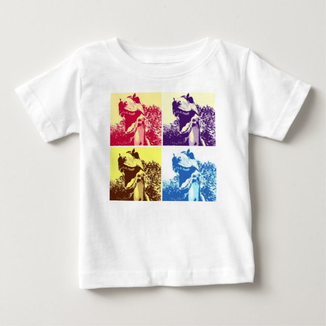 T-shirt Pour Bébé Dinosaure T-Rex (Devant)