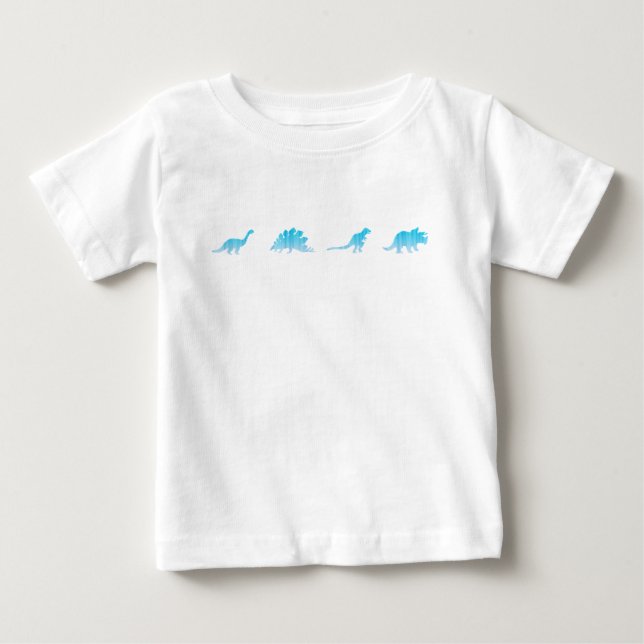 T-shirt Pour Bébé Dinosaures (Devant)