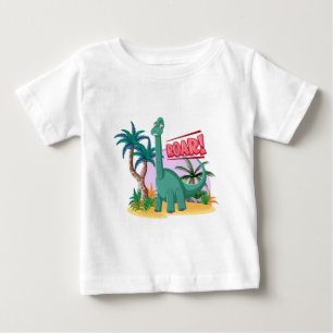 T-shirt Pour Bébé Dinosaures 