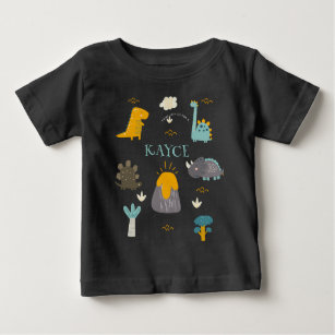 T-shirt Pour Bébé Dinosaures mignonette bébé T-S