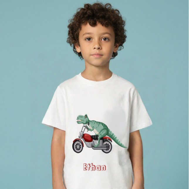 T-shirt Pour Bébé Dinosaurs personalized name (Créateur téléchargé)
