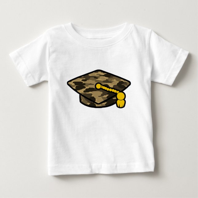 T-shirt Pour Bébé Diplôme de Cap Khaki Camo (Devant)