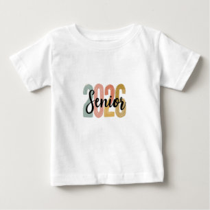 T-shirt Pour Bébé Diplômé senior 2026 Remise des diplômes 2026 Cadea