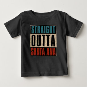 T-shirt Pour Bébé Direct Outta Père Noël Ana California CA