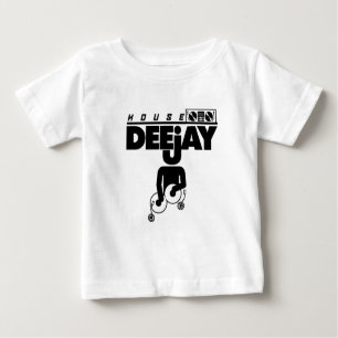 T-shirt Pour Bébé Disc-jockey de Chambre