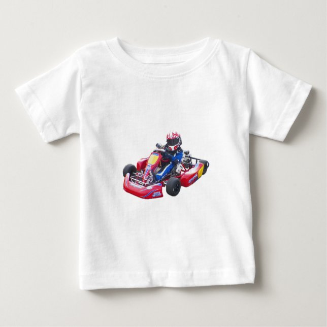 T-shirt Pour Bébé Disparaissent le kart (Devant)