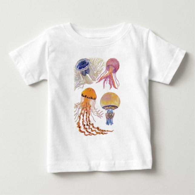 T-shirt Pour Bébé Diverses méduses (Devant)