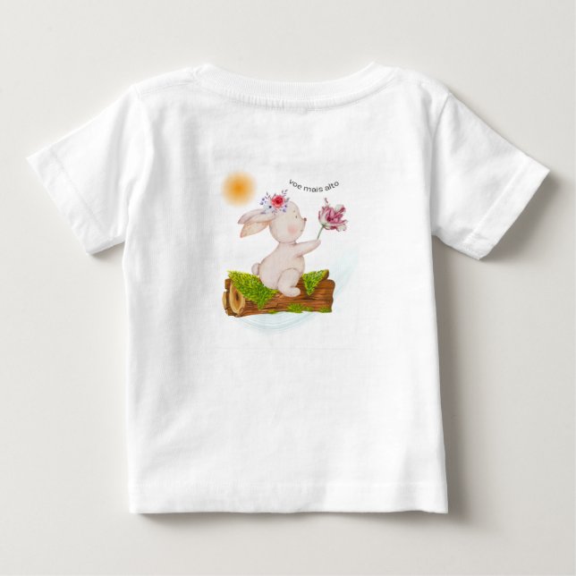 T-shirt Pour Bébé diversidade, a delicadeza  (Dos)