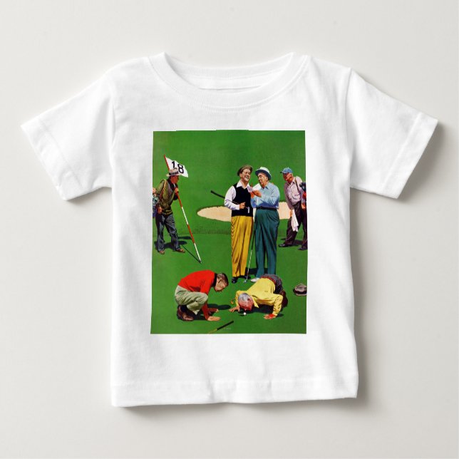 T-shirt Pour Bébé Dix-huitième trou (Devant)