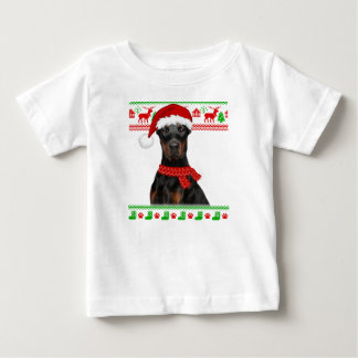 T-shirt Pour Bébé Doberman Chien moche Sweater Noël Chien chiot Aime