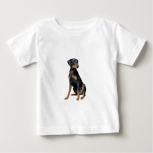 T-shirt Pour Bébé Doberman Pinscher (naturel)