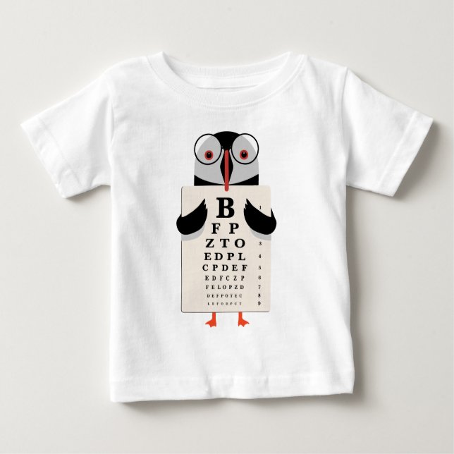T-shirt Pour Bébé Doctor Penguin (Devant)