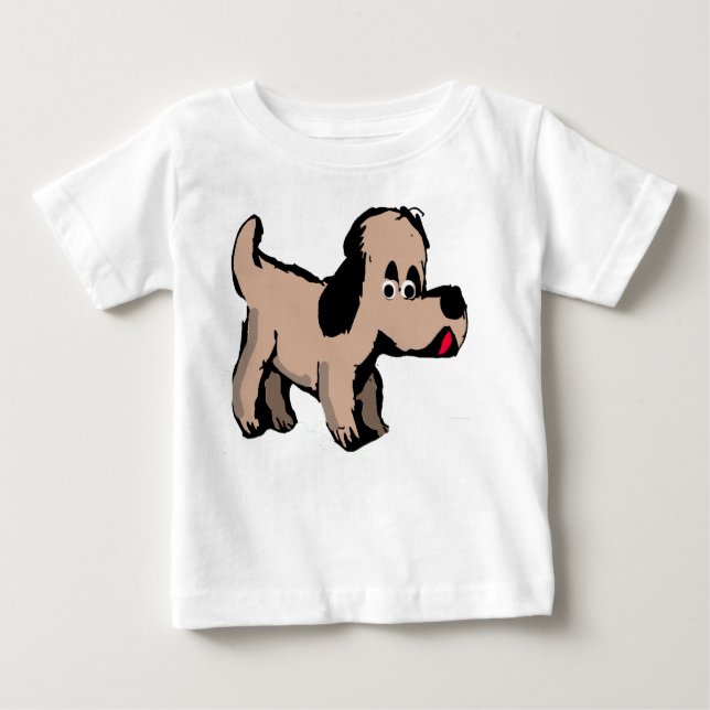 T-shirt Pour Bébé Dog Funny (Devant)