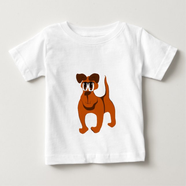 T-shirt Pour Bébé Doggie (Devant)