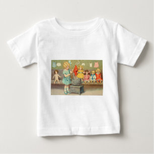 T-shirt Pour Bébé Dolly Lave fille Vintage Jouer Poupées mignonne