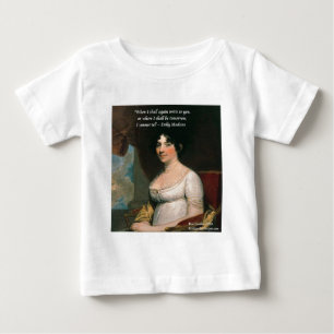 T-shirt Pour Bébé Dolly Madison & Célèbre Citation Où je serai
