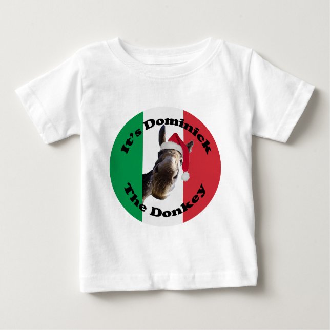 T-shirt Pour Bébé dominick l'âne (Devant)
