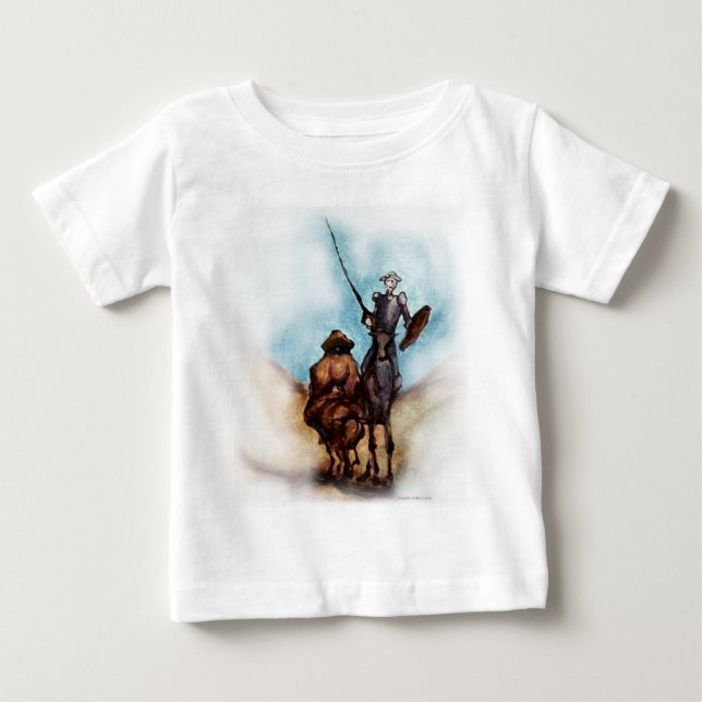 T-shirt Pour Bébé Don don Quichotte (Devant)