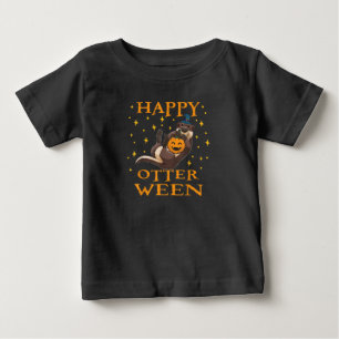 T-shirt Pour Bébé Don Otter  Happy Otter Cute Sea Otter Halloween