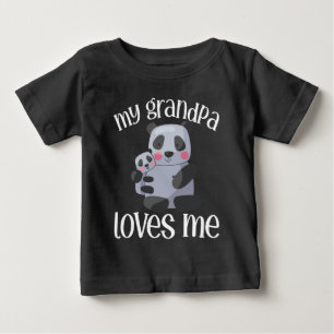 T-shirt Pour Bébé Don Panda 🐼 petit-enfant de grand-père