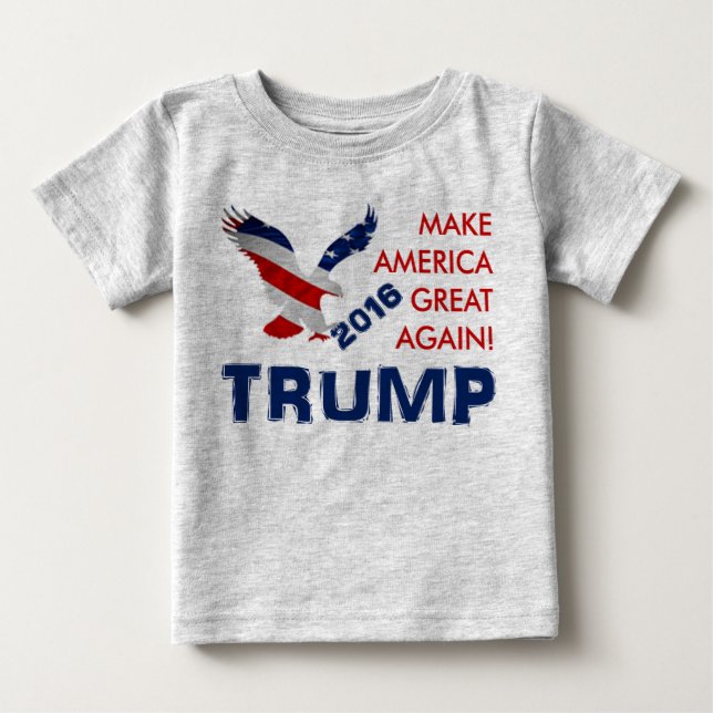 T-shirt Pour Bébé Donald Trump pour le président (Devant)