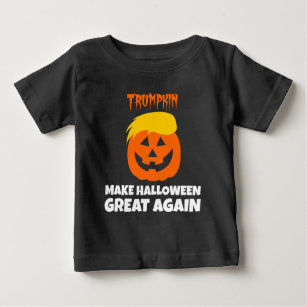 T-shirt Pour Bébé Donald Trumpkin rendent Halloween grand encore