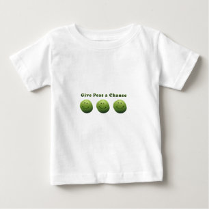 T-shirt Pour Bébé Donner une chance aux petits pois