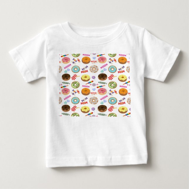 T-shirt Pour Bébé donut&candy (Devant)
