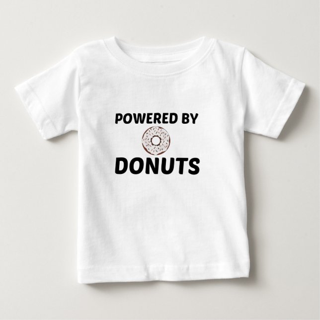 T-SHIRT POUR BÉBÉ DONUTS ALIMENTÉS (Devant)