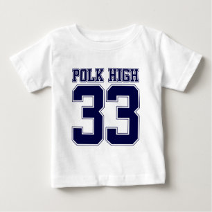 T-shirt Pour Bébé Dos élevé de Polk Bundy
