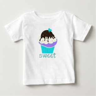 T-shirt Pour Bébé Douce Cupcake