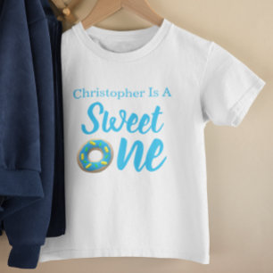 T-shirt Pour Bébé Douce Première Gâteau 1er Anniversaire