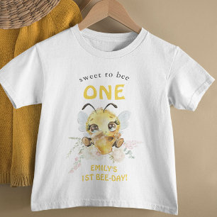 T-shirt Pour Bébé Doux pour l'abeille UN 1er anniversaire