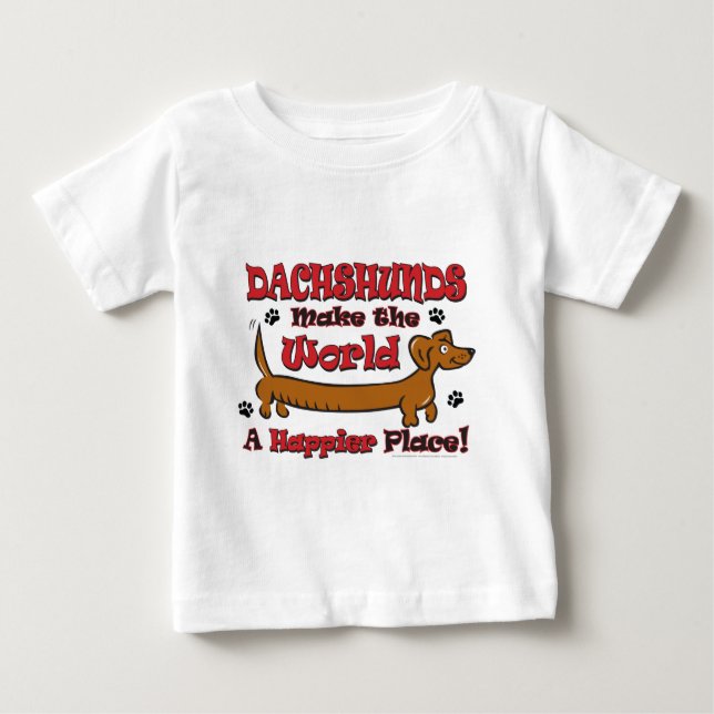 T-SHIRT POUR BÉBÉ DOXIE-HAPPY (Devant)