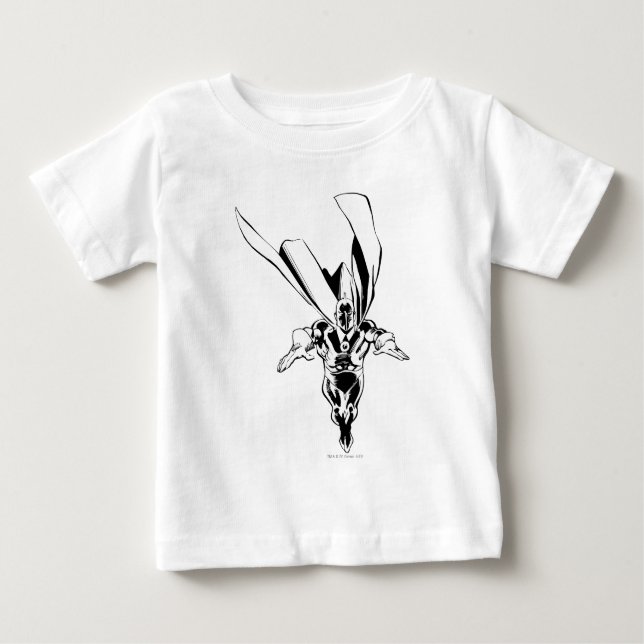 T-shirt Pour Bébé Dr Fate Flying Outline (Devant)