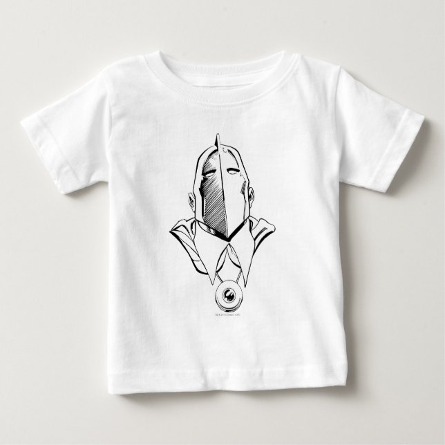 T-shirt Pour Bébé Dr. Fate Mask Plan (Devant)