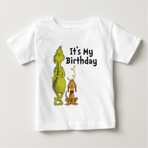 T-shirt Pour Bébé Dr. Seuss Grinch Anniversaire d'hiver